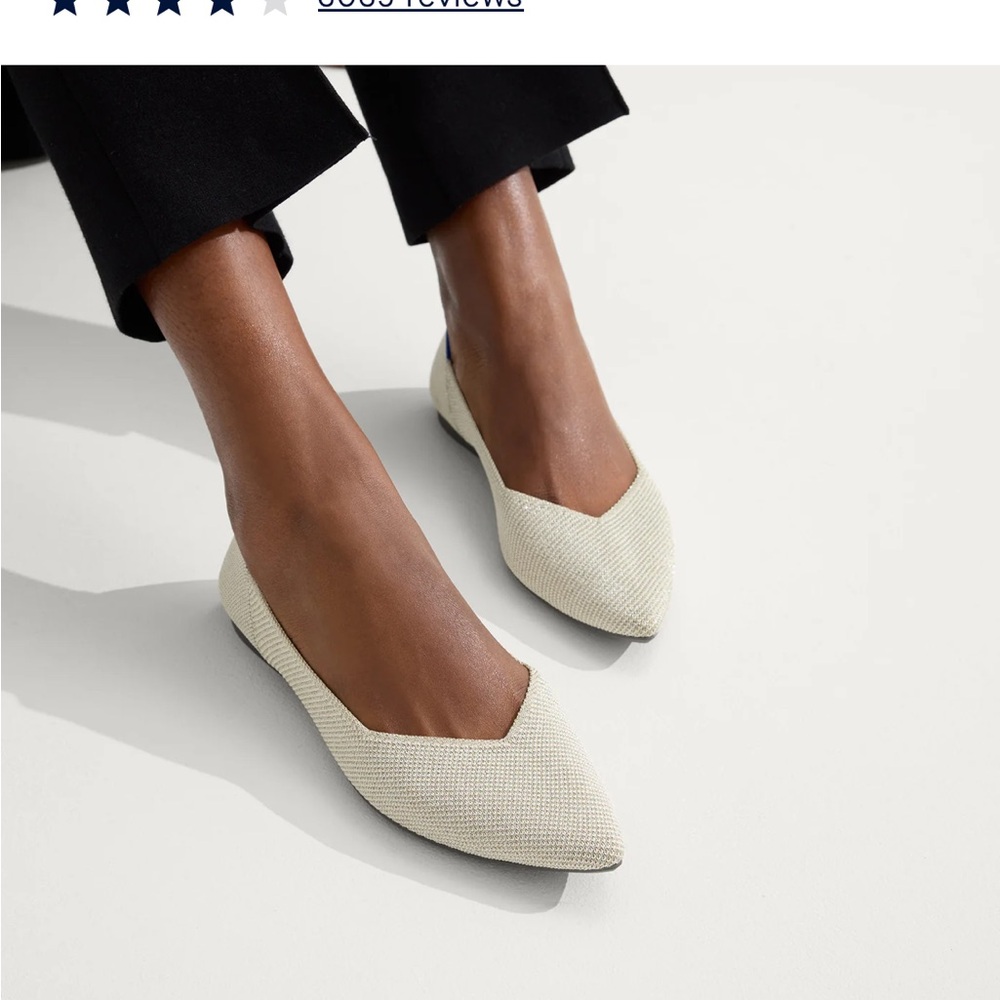 Rothy's Women's Light Gray Flats